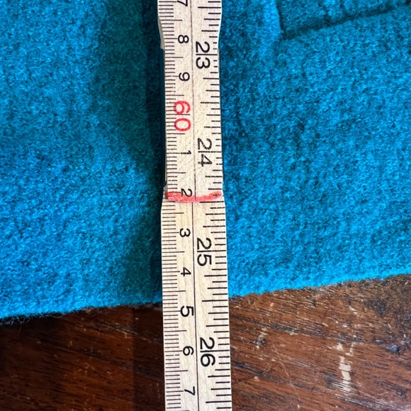 New CHICO'S Teal Blue Wool Ammi Jacket Size 3/XL - Picture 6 of 7